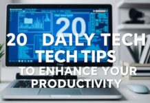20 Daily Tech Tips to Boost Your Productivity 20 Daily Tech Tips to Enhance Your Productivity
