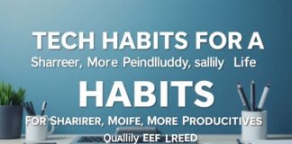 Tech Habits for a Sharper, More Productive Daily Life Tech Habits for a Sharper, More Productive Daily Life