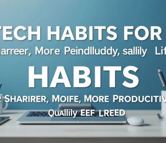 Tech Habits for a Sharper, More Productive Daily Life Tech Habits for a Sharper, More Productive Daily Life