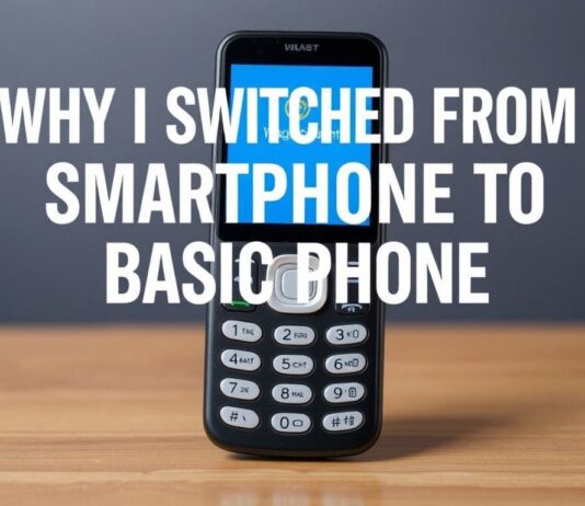Why I Dumped My Smartphone for a Dumb One (And You Should Too) Why I Switched from a Smartphone to a Basic Phone (And Why You Should Consider It Too)