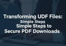 Transforming UDF Files: Simple Steps to Secure PDF Downloads Transforming UDF Files: Simple Steps to Secure PDF Downloads
