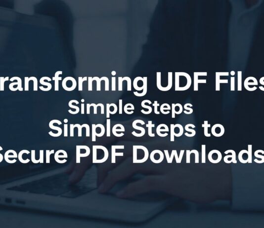 Transforming UDF Files: Simple Steps to Secure PDF Downloads Transforming UDF Files: Simple Steps to Secure PDF Downloads